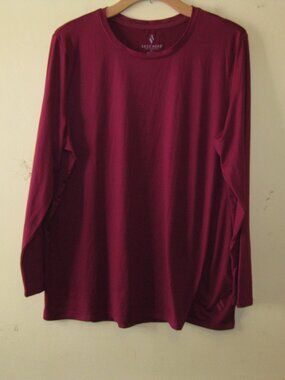 SKECHERS Women 2-pack GoWalk Active Long Sleeve tops, Pink/Magenta purple (XL)